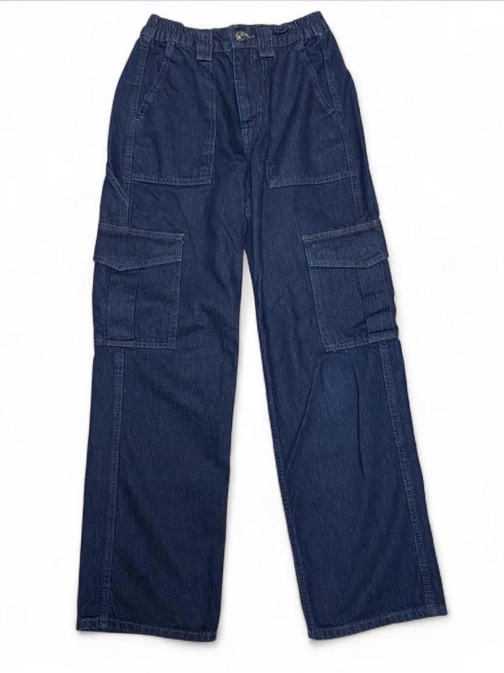 BDG Dark Wash Cargo Skate Jeans